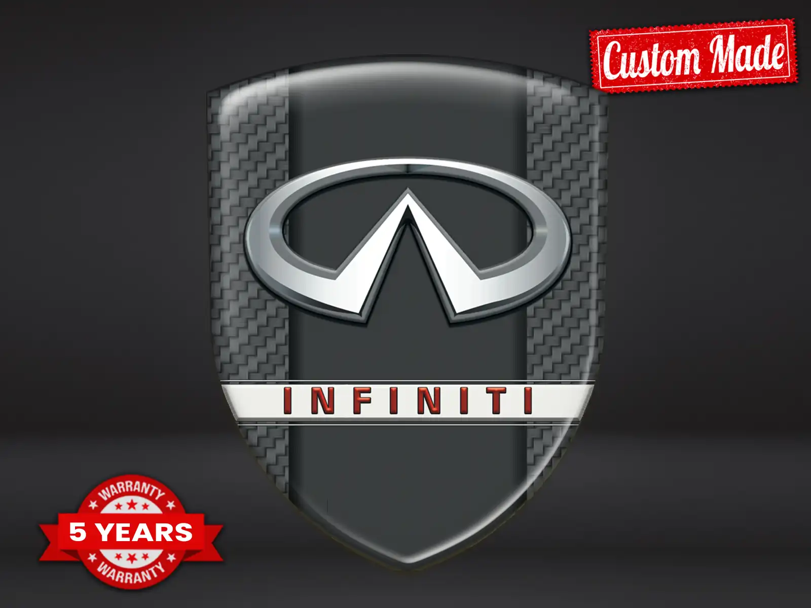 Infiniti Badge Auto Durevoli Max Chic Pro Performance